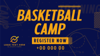 Basketball Sports Camp Animation Design