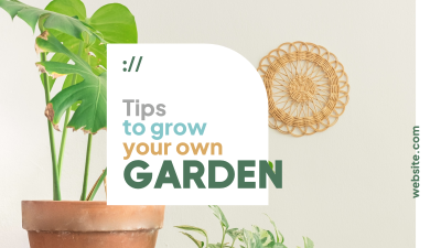 Garden Tips Facebook Event Cover Image Preview