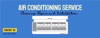 Air Conditioning Service Facebook cover Image Preview