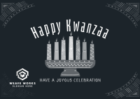 Kwanzaa Celebration Postcard Image Preview