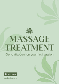 Massage Therapy Service Poster Image Preview