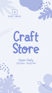 Craft Store Timings Facebook story Image Preview