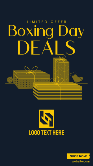 Boxing Day Deals Facebook story Image Preview
