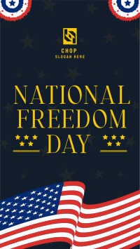 Freedom Day Celebration Instagram Story Design