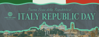 Elegant Italy Republic Day Facebook Cover Design