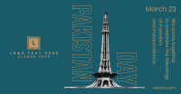 Pakistan Day Tower Facebook Ad Design