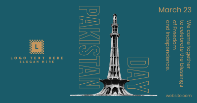 Pakistan Day Tower Facebook ad Image Preview