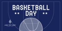 Sporty Basketball Day Twitter post Image Preview