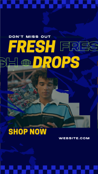 Fresh Drops TikTok video Image Preview