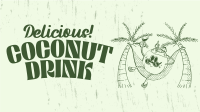 Coconut Drink Mascot Video Image Preview
