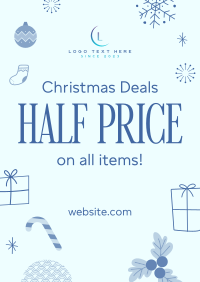 Amazing Christmas Deals Poster Design