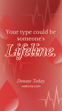 Donate Blood Campaign Facebook story Image Preview