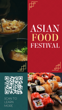 Asian Food Fest Facebook story Image Preview