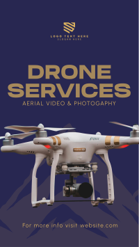 Aerial Drone Service Facebook Story Design