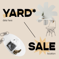 Minimalist Yard Sale Instagram Post Image Preview