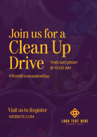 Clean Up Drive Flyer Design