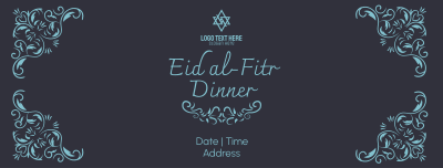 Fancy Eid Dinner Facebook cover Image Preview