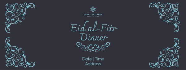 Fancy Eid Dinner Facebook Cover Design Image Preview