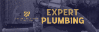 Expert Plumbing Service Twitter Header Image Preview