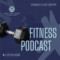 Modern Fitness Podcast Linkedin Post Image Preview