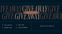 Elegant Minimal Giveaway Video Design