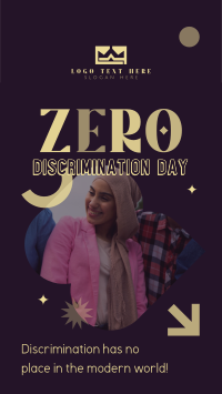 Zero Discrimination Diversity Facebook story Image Preview