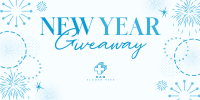 Circle Swirl New Year Giveaway Twitter Post Image Preview