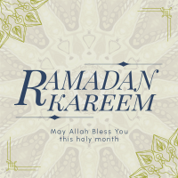 Psychedelic Ramadan Kareem Instagram Post Design