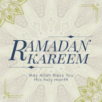 Psychedelic Ramadan Kareem Instagram post Image Preview