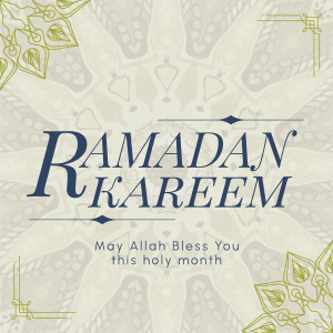 Psychedelic Ramadan Kareem Instagram post Image Preview