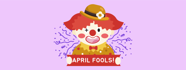 April Fools Clown Banner Facebook Cover Design Image Preview