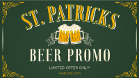 Paddy's Day Beer Promo Video Image Preview