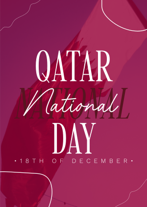 Qatar National Day Greeting Flyer Image Preview