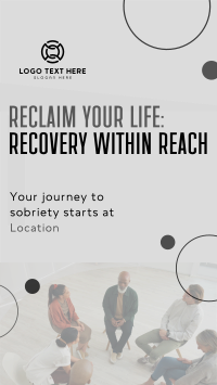 Peaceful Sobriety Support Group Instagram Reel Image Preview