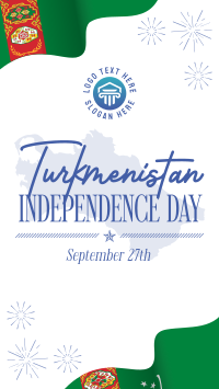 Celebrate Turkmenistan Facebook Story Preview