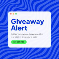 Giveaway Notification Linkedin Post Design