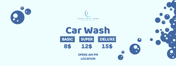 Car Wash Promotion Facebook Cover Design Image Preview
