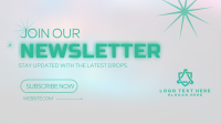 Minimalist Newsletter Facebook event cover Image Preview