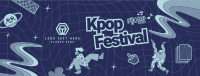 Trendy K-pop Playlist Facebook cover Image Preview