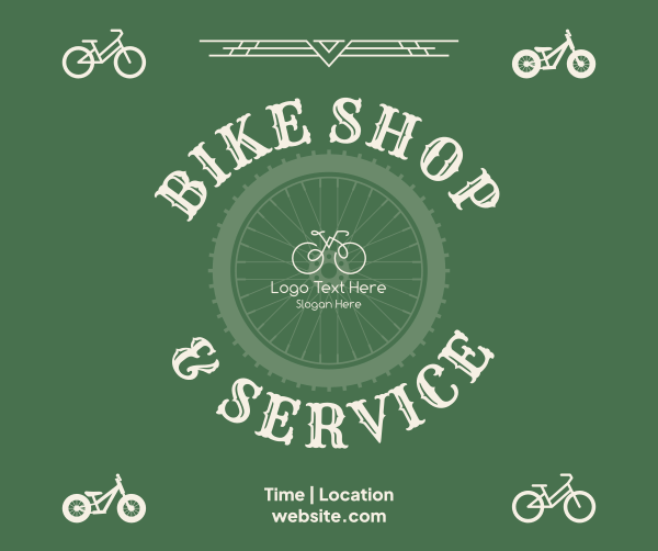 Bike Shop and Service Facebook Post Design Image Preview