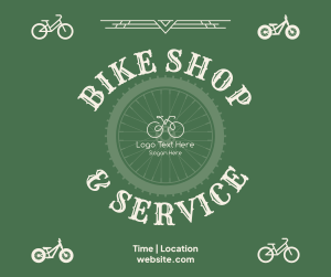 Bike Shop and Service Facebook post