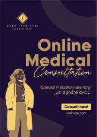 Online Specialist Doctors Flyer Image Preview
