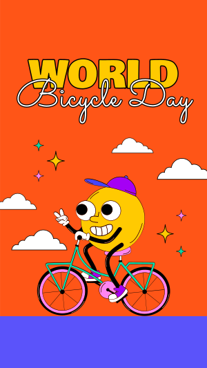 Celebrate Bicycle Day Facebook story Image Preview