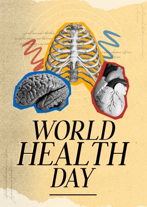 Vintage World Health Day Flyer Image Preview