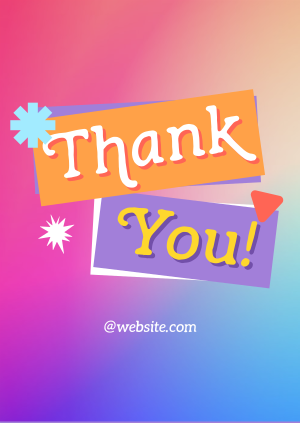 Thanks For Your Purchase Poster Image Preview