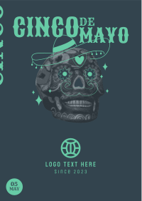 Skull De Mayo Flyer Image Preview