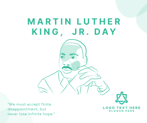 Martin Luther Lineart Facebook post Image Preview