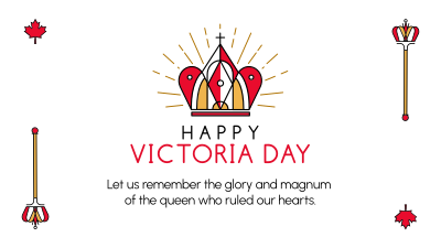 Happy Victoria Day Facebook event cover Image Preview