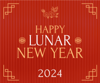 Lunar Year Red Envelope Facebook Post Design