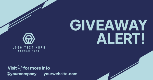 Giveaway Alert Facebook Ad Design Image Preview